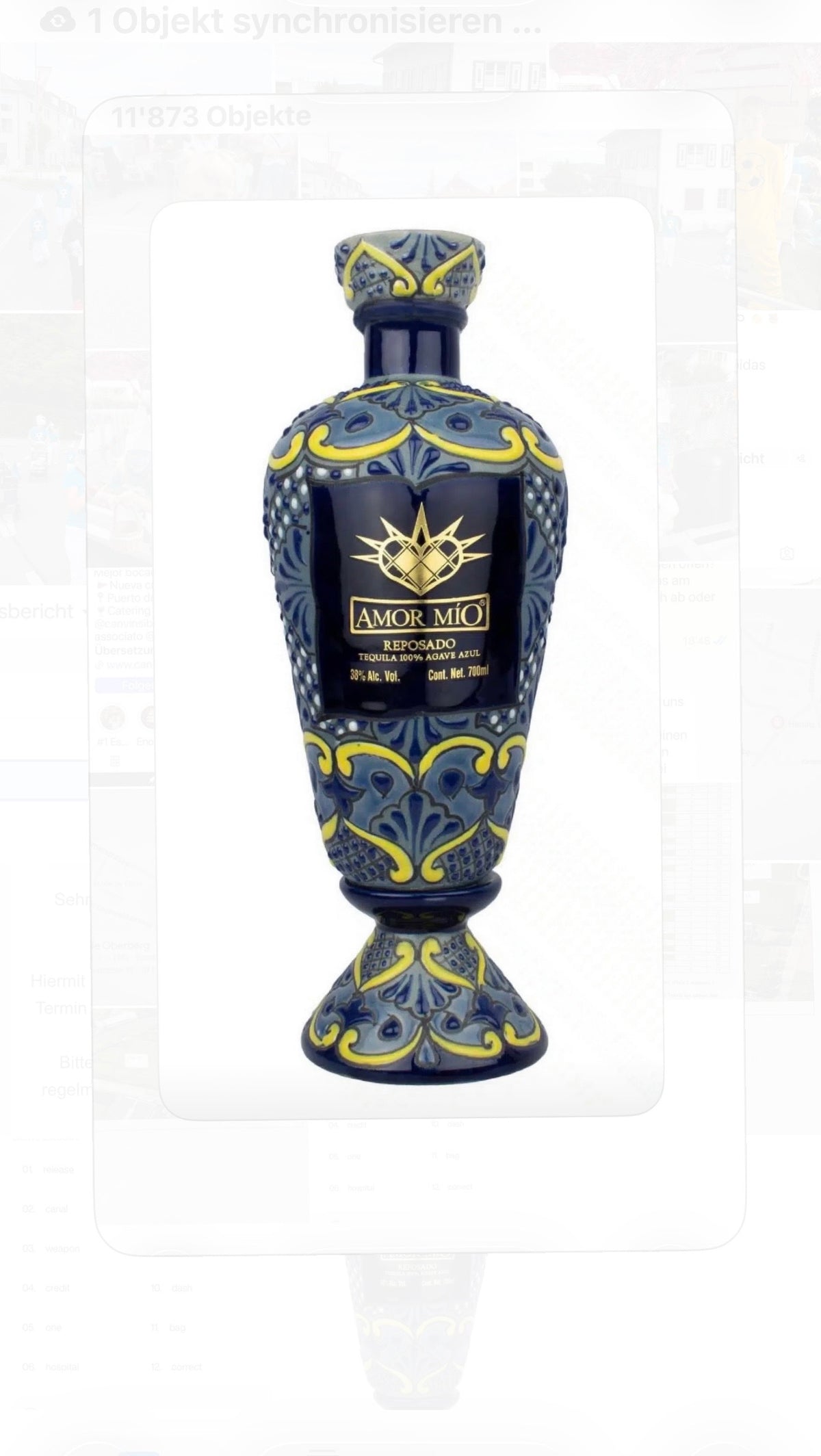 AMOR MIO Tequila "Reposado Reserva" 20cl
