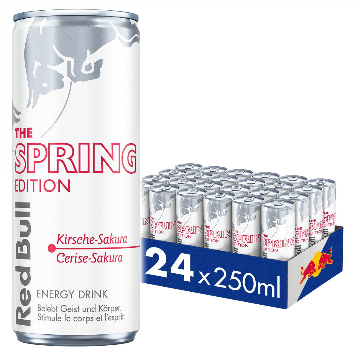 RED BULL Spring Edition Kirsche-Sakura 250ml Dose 24-Pack