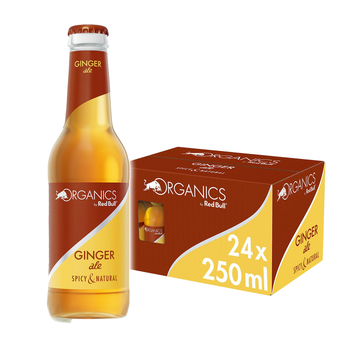 ORGANICS by Red Bull Ginger Ale 250ml Glasflasche 24-Pack