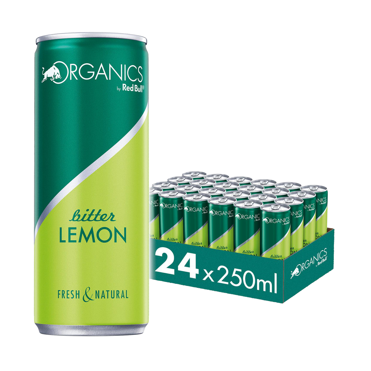 ORGANICS by Red Bull Bitter Lemon 250ml Dose 24-Pack