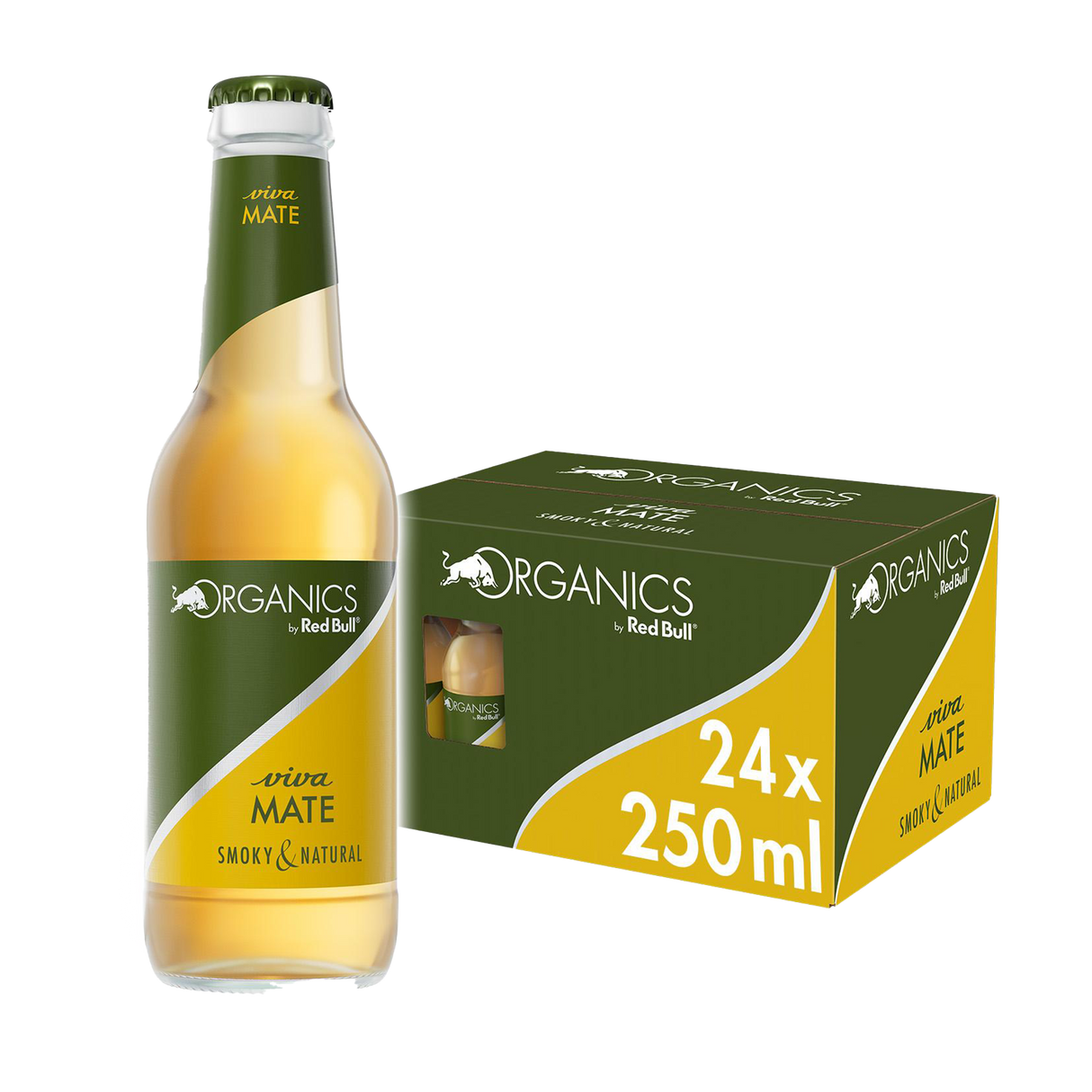 ORGANICS by Red Bull Viva Mate 250ml Glasflasche 24-Pack