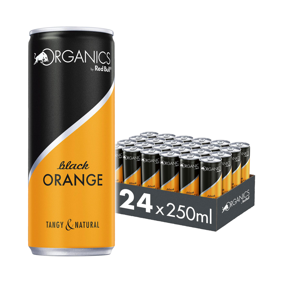 ORGANICS by Red Bull Black Orange 250ml Dose 24-Pack