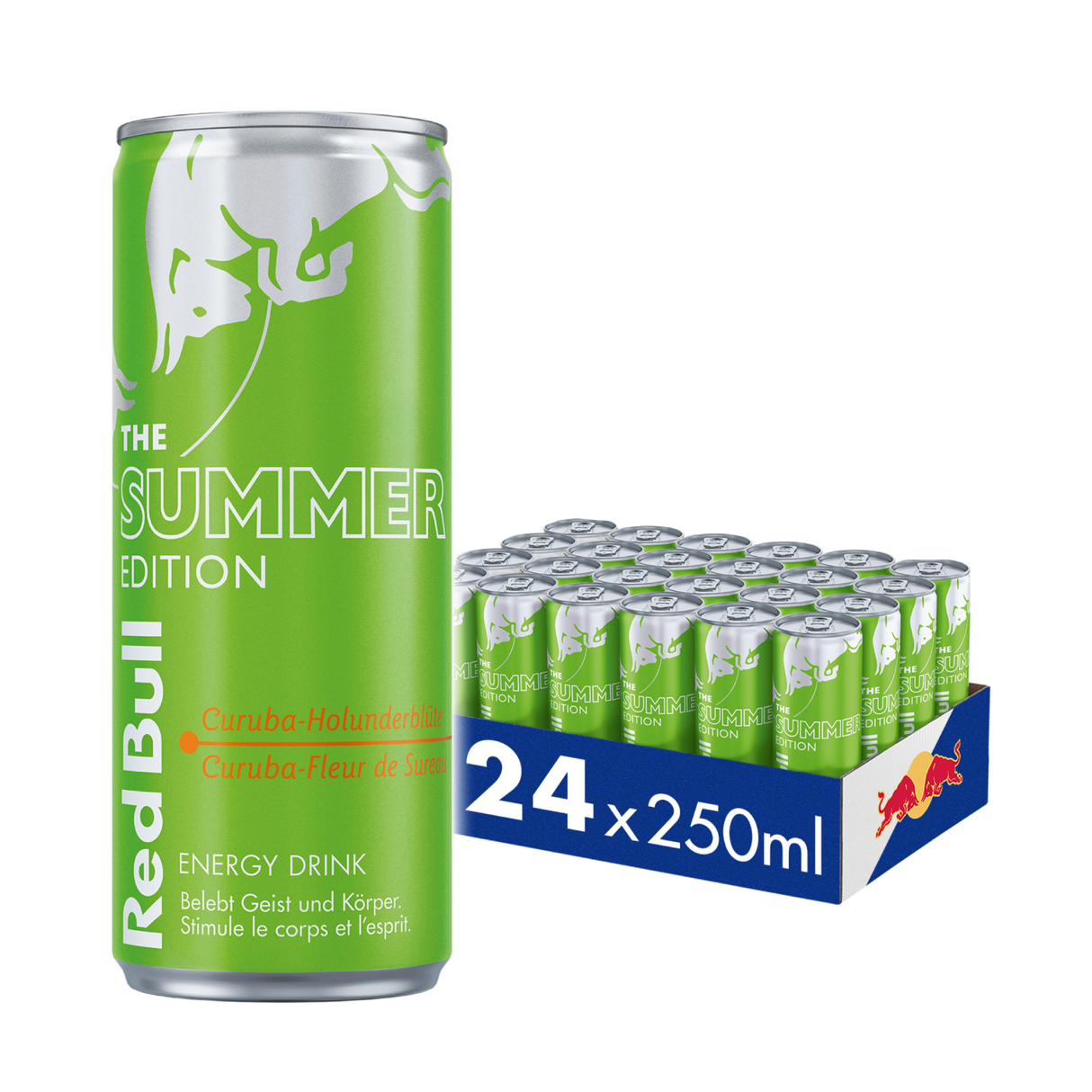 RED BULL Summer Edition Curuba-Holunderblüte 250ml Dose 24-Pack