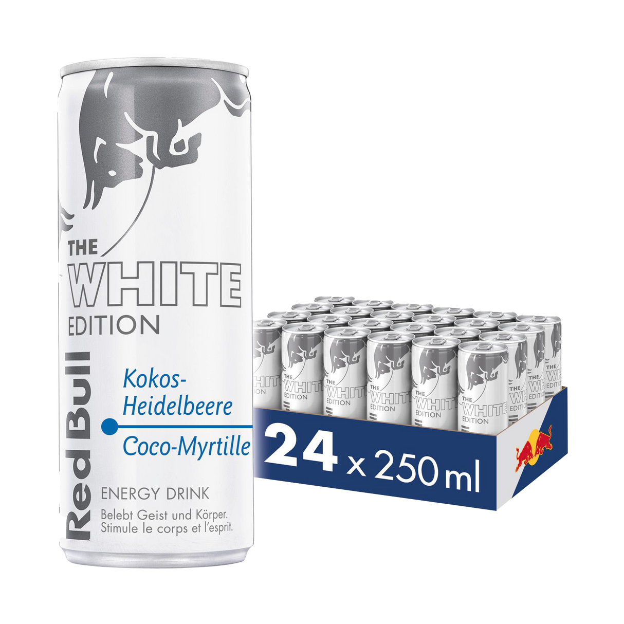 RED BULL White Edition Kokos-Heidelbeere 250ml Dose 24-Pack