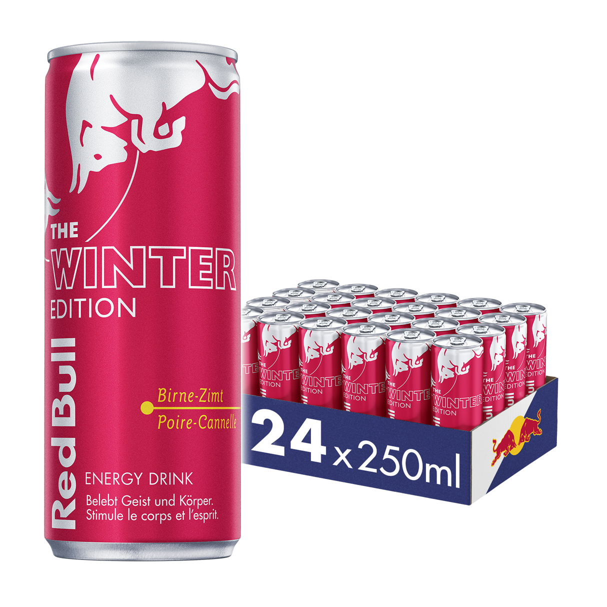 RED BULL Winter Edition Birne-Zimt 250ml Dose 24-Pack