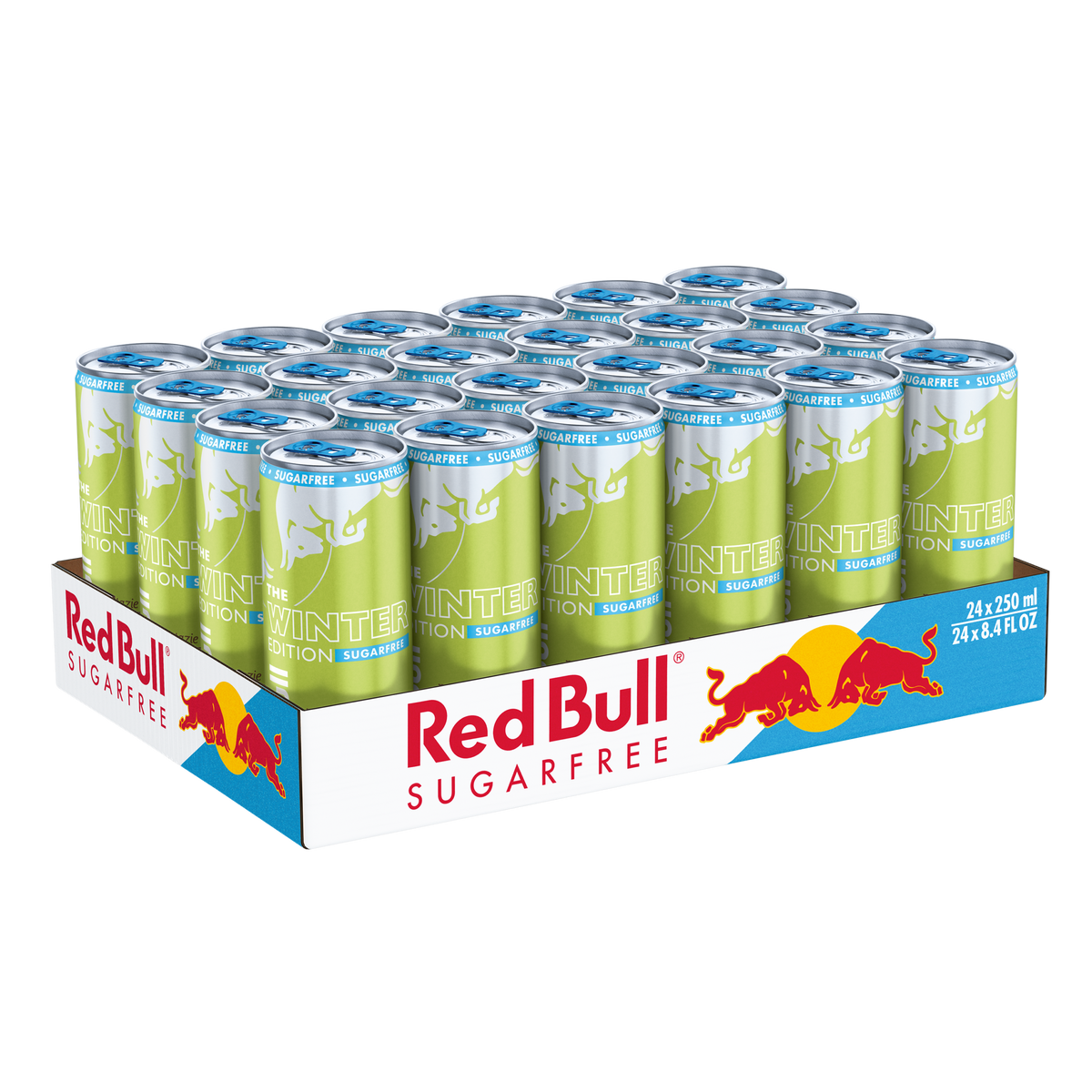 Red Bull Winter Edition Sugarfree, Pistazie-Waldbeeren, 250ml, 24-Pack