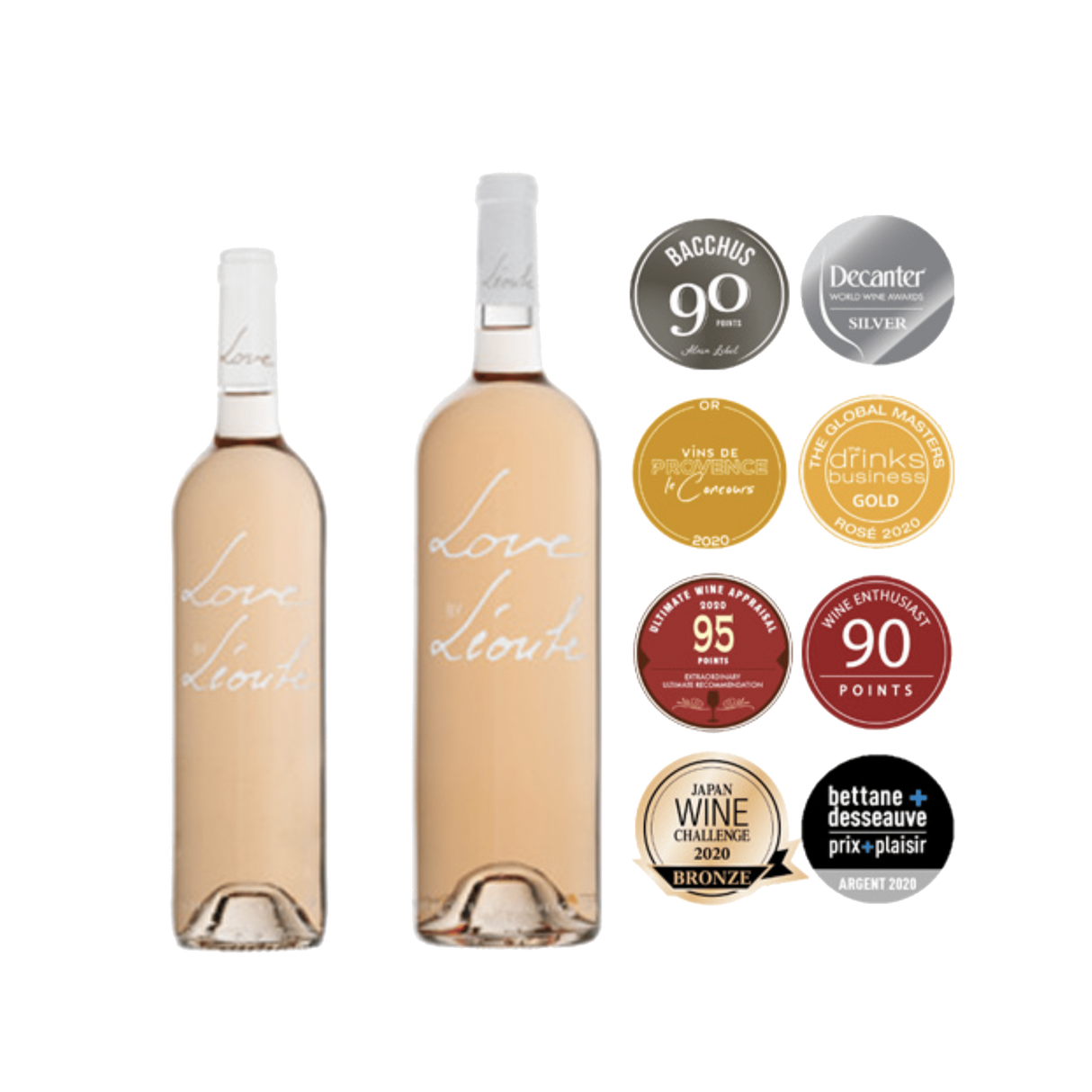 LÉOUBE Rosé "Love by Léoube" 75-150cl